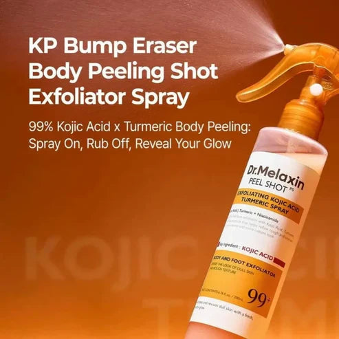 Dr. Melaxin Peel Shot Exfoliating Kojic Acid Turmeric Spray – 200 mL