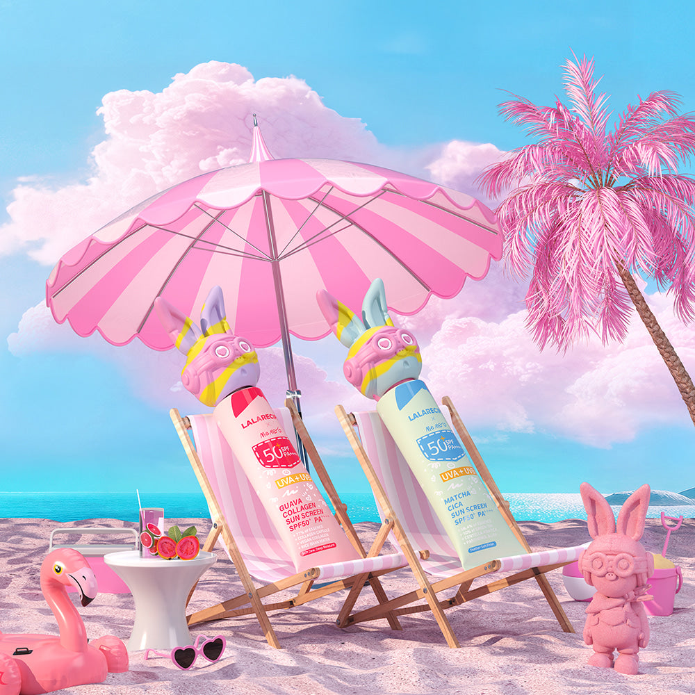 LALARECIPE × MeME Guava Collagen Sunscreen SPF50+ PA++++ – Limited Edition