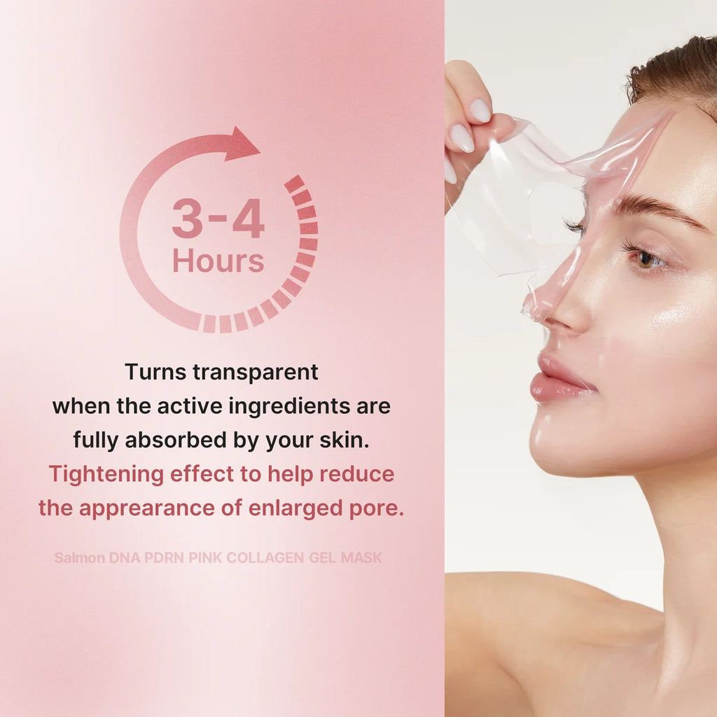 Medicube PDRN Pink Collagen Gel Mask – 4 Pack