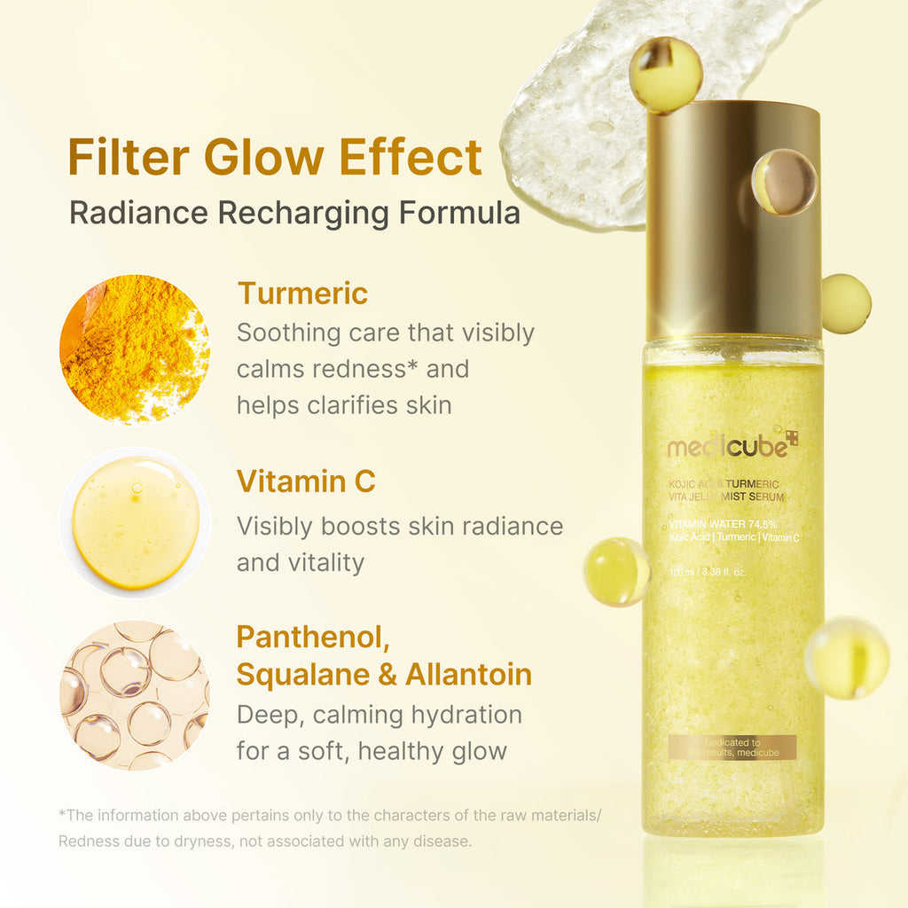 Medicube Kojic Acid Turmeric Vita Jelly Mist Serum – 60ml