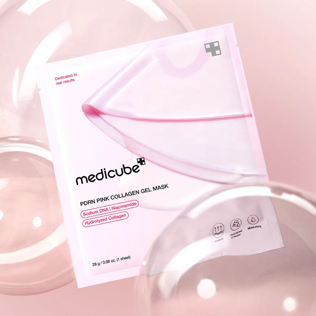 Medicube PDRN Pink Collagen Gel Mask – 4 Pack