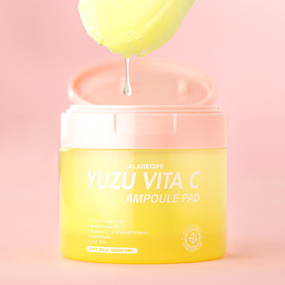 LALARECIPE Yuzu Vita C Ampoule Pads – 80 Pads