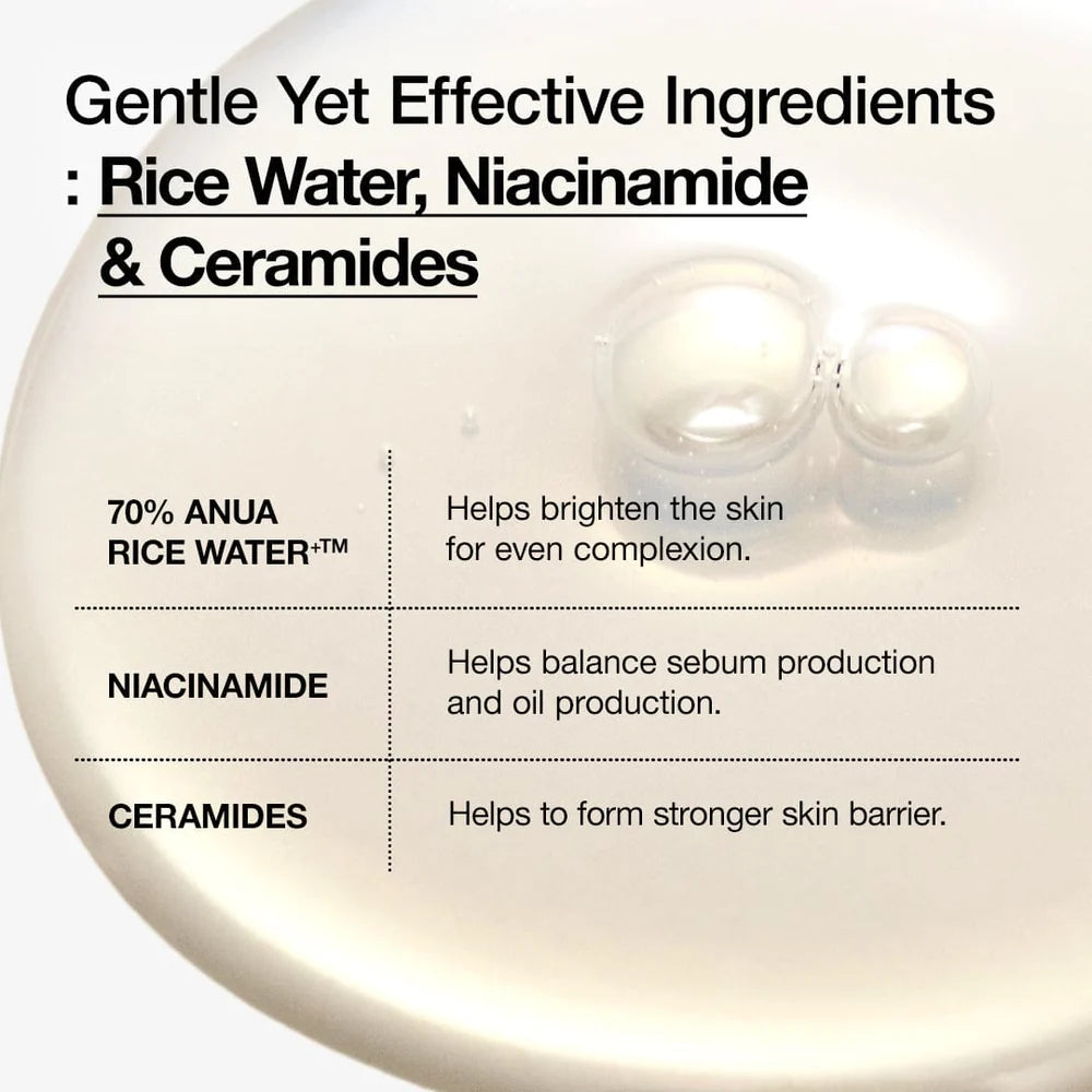 Anua Rice 70 Glow Milky Toner – 250 mL