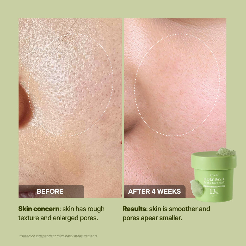 P.CALM Holy Basil Bubble Deep Mask – 90g