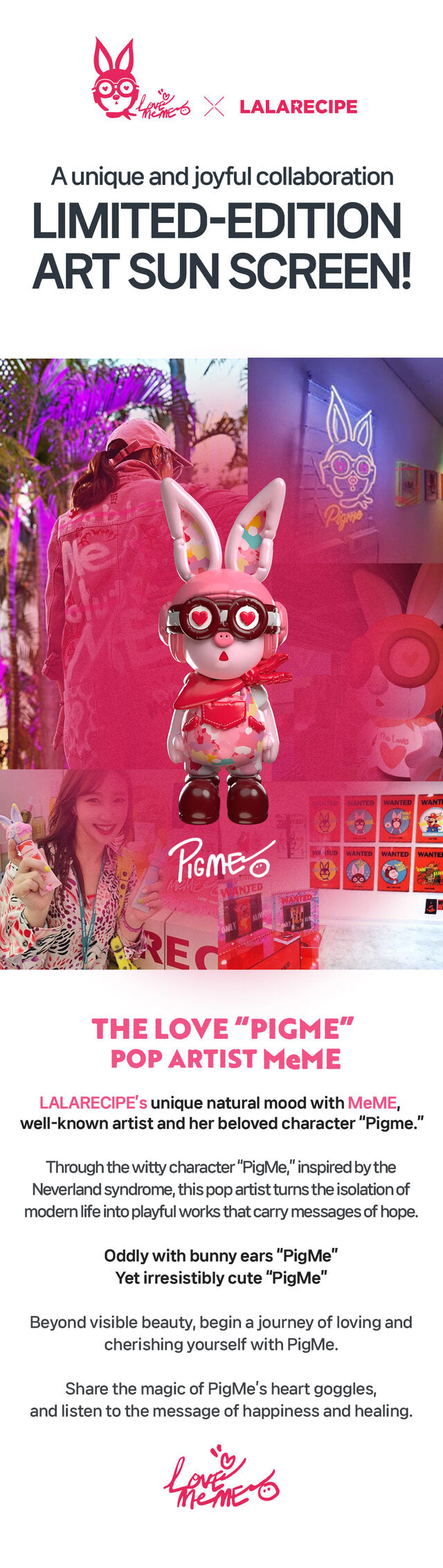 LALARECIPE × MeME Guava Collagen Sunscreen SPF50+ PA++++ – Limited Edition
