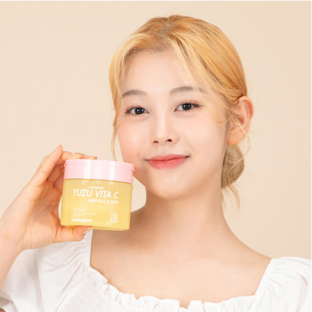 LALARECIPE Yuzu Vita C Ampoule Pads – 80 Pads