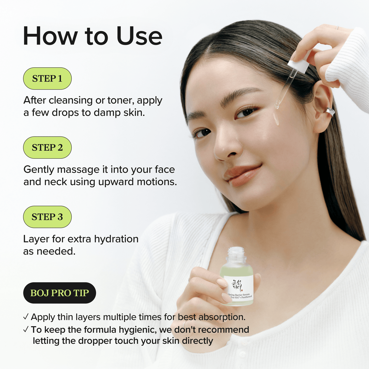 Beauty of Joseon Calming Barrier Serum – Green Tea, HA + Panthenol