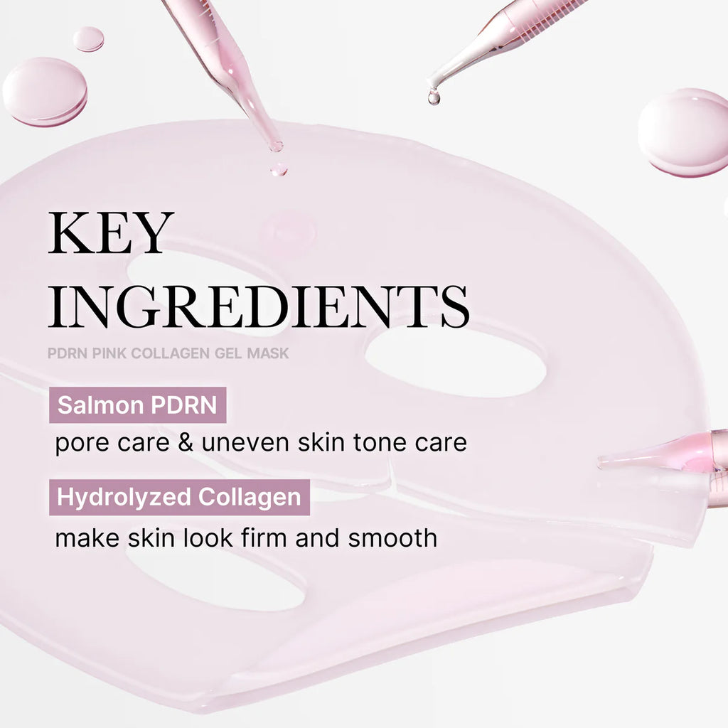 Medicube PDRN Pink Collagen Gel Mask – 4 Pack