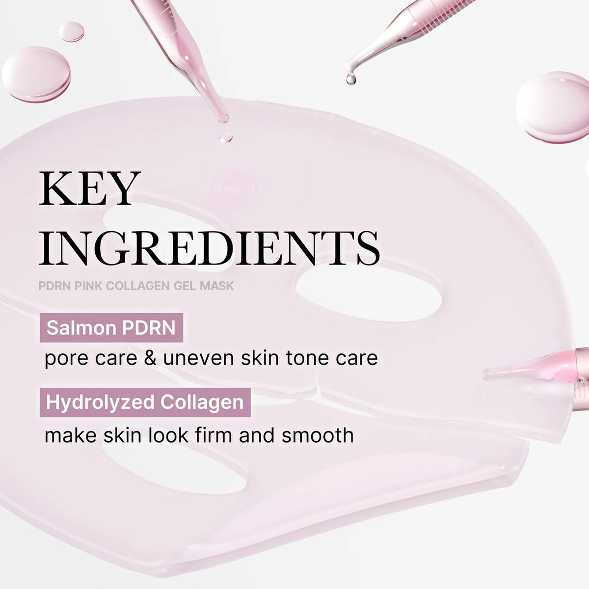 Medicube PDRN Pink Collagen Gel Mask – 4 Pack