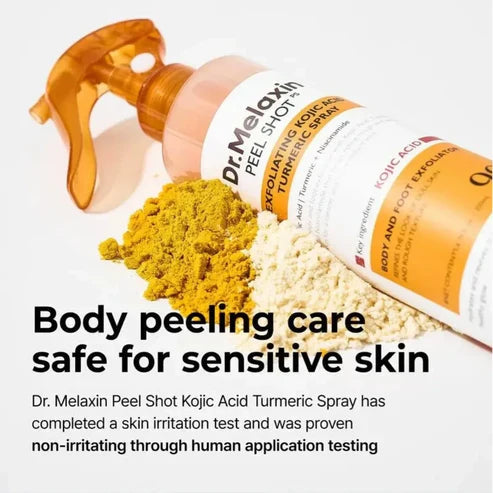 Dr. Melaxin Peel Shot Exfoliating Kojic Acid Turmeric Spray – 200 mL