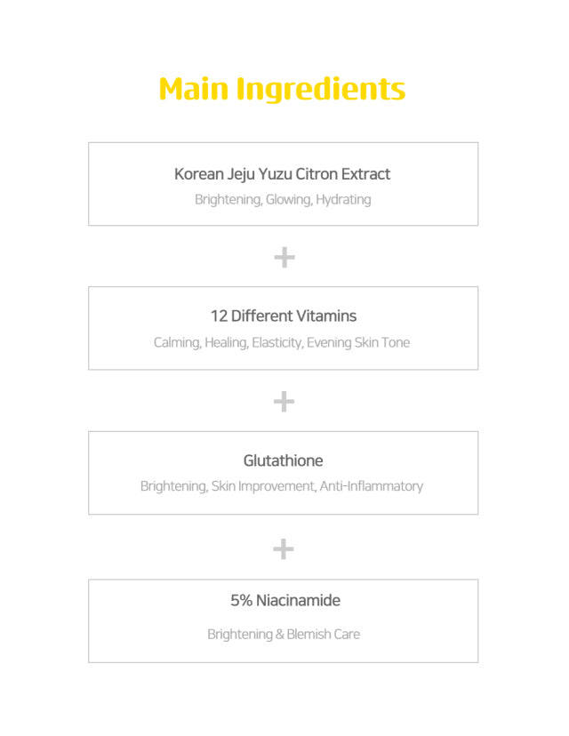 LALARECIPE Yuzu Vita C Ampoule Pads – 80 Pads