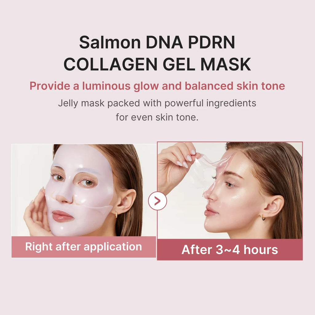 Medicube PDRN Pink Collagen Gel Mask – 4 Pack