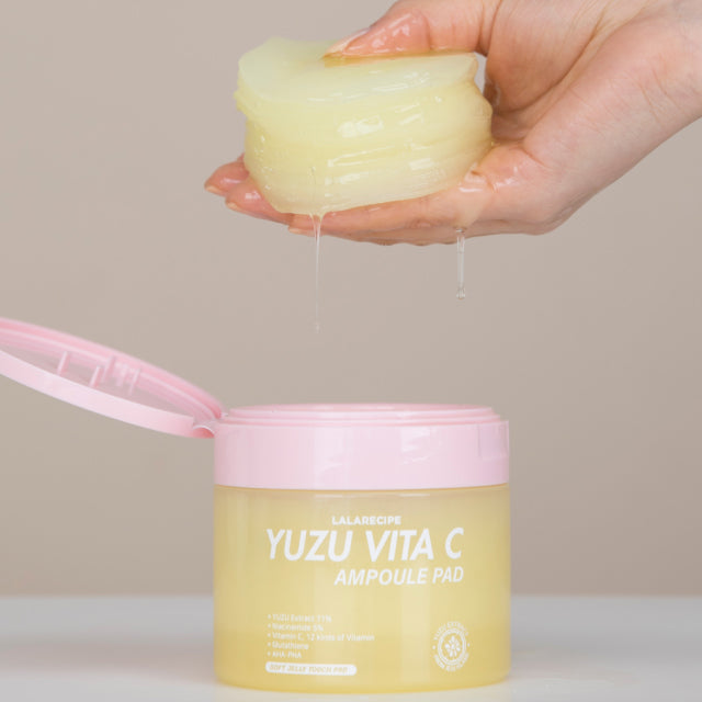 LALARECIPE Yuzu Vita C Ampoule Pads – 80 Pads