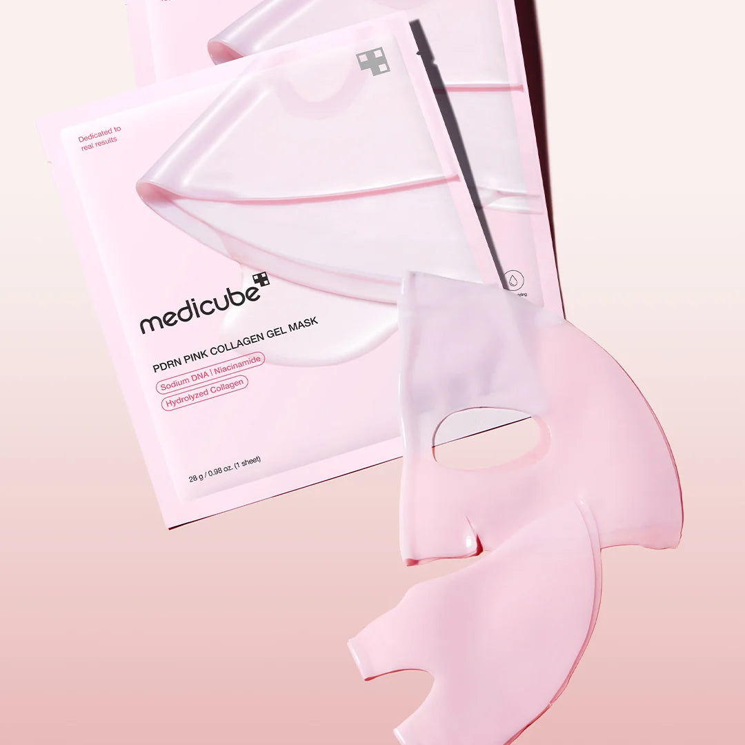 Medicube PDRN Pink Collagen Gel Mask – 4 Pack