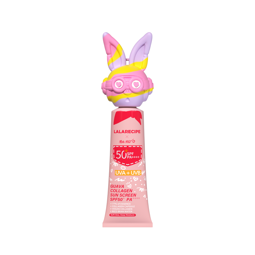 LALARECIPE × MeME Guava Collagen Sunscreen SPF50+ PA++++ – Limited Edition